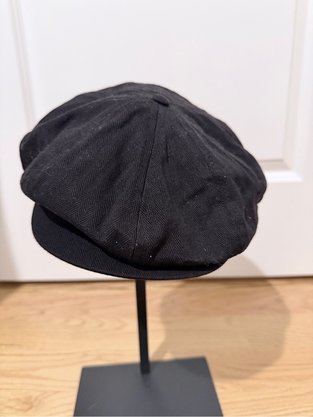 Brixton Black Newsboy Cap